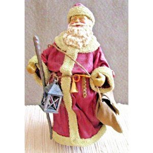 OLD WORLD SANTA CLAUS FIGURE / KURT ADLER Santa With Toy Bag #W1506 IN BOX